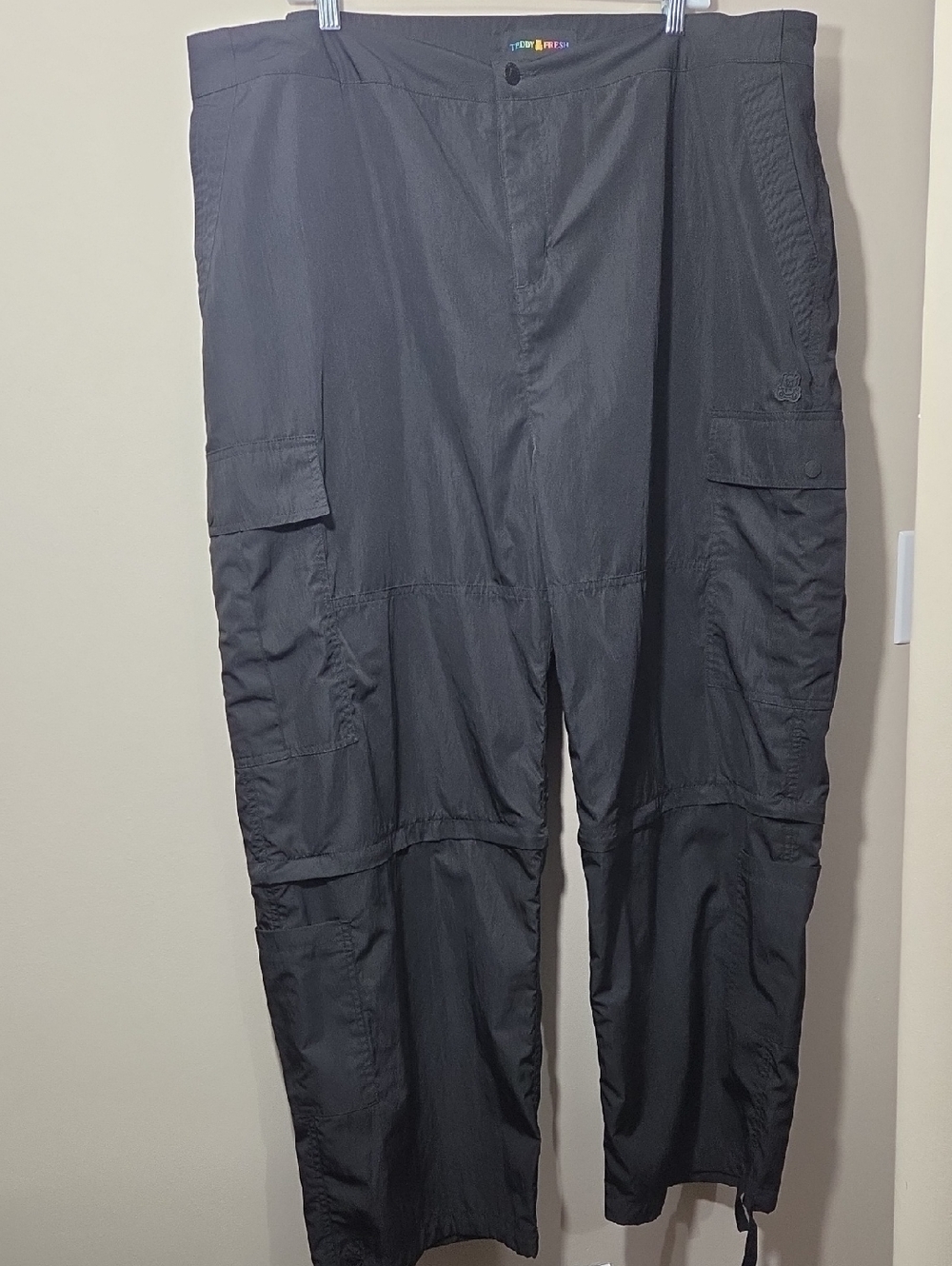 Teddy Fresh Black Cargo Pants with Utility Pockets